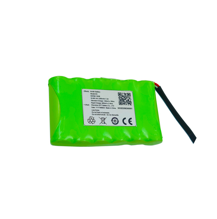 7.2V 1200mAh AA吸尘器镍氢电池