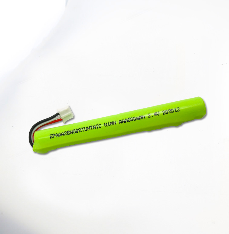 2.4V 600mAh AAA Lighting LED Lamp NiMH Battery