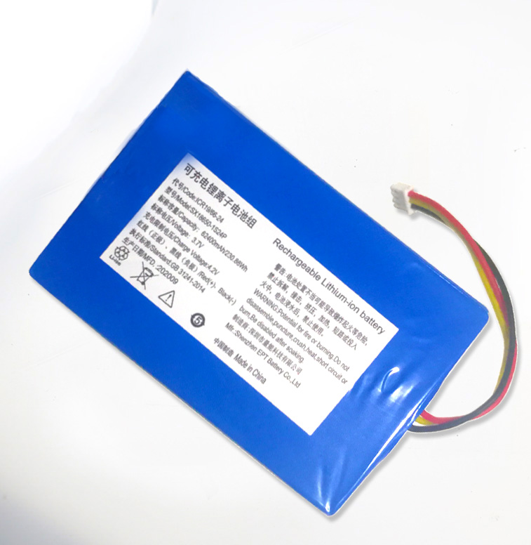 3.7V 62400mAh 户外监测器18650锂电池组