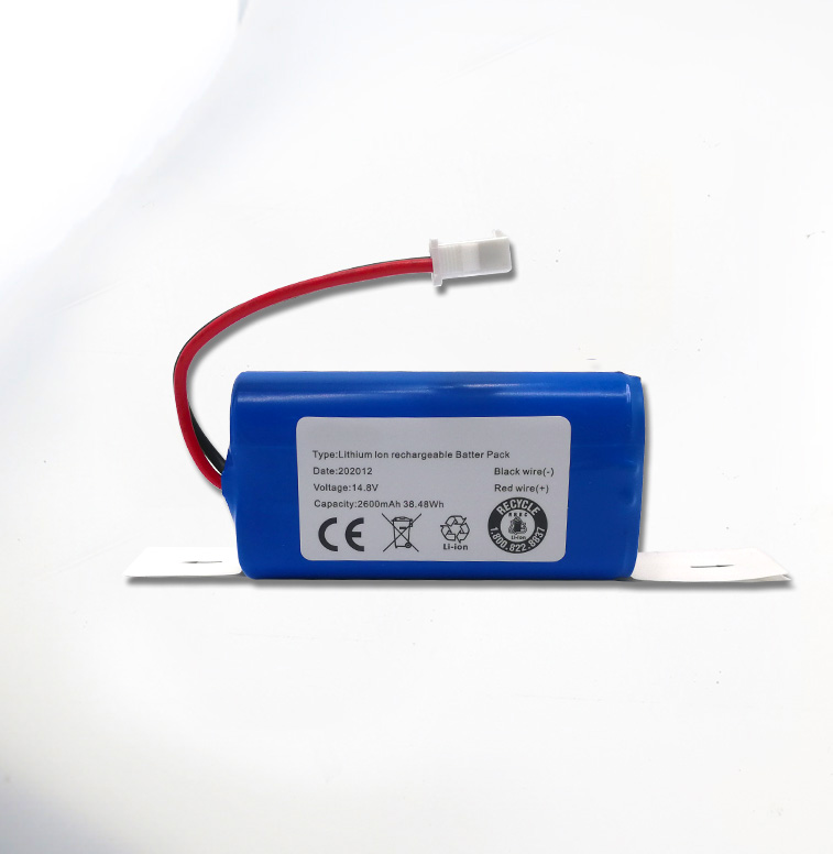 14.8V 2600mAh Vacuum Cleaner 18650 Lithium Battery