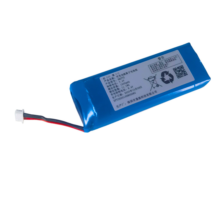 7.4V 582772 1500mAh 车载颈部按摩椅聚合物电池