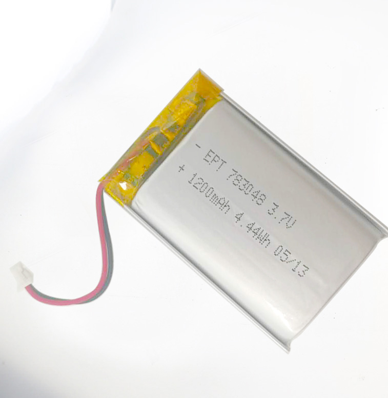 3.7V 783048 1200mAh High-Temperature Lighting Polymer Lithium Battery