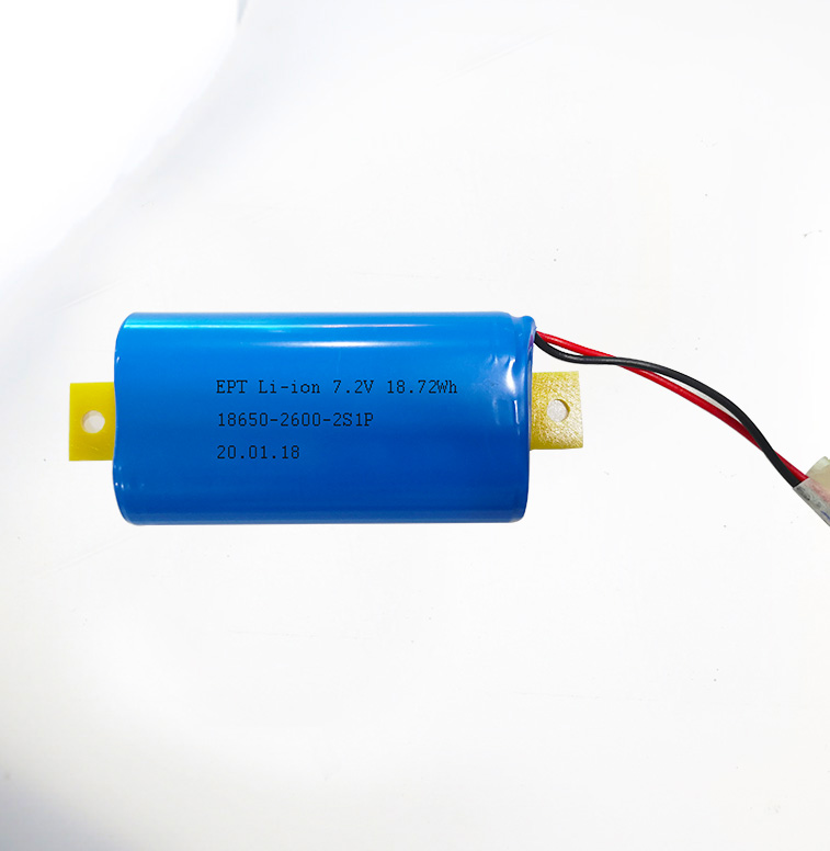 7.2V 2600mAh 室外监控摄像头18650锂电池