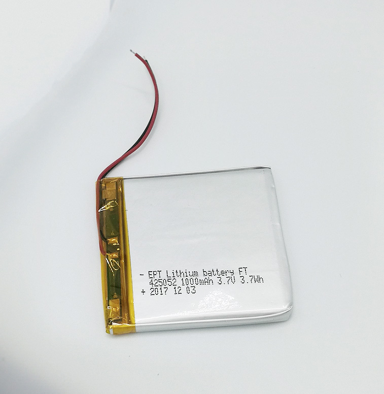 3.7V 1000mAh照明灯具高温灯具聚合物锂电池
